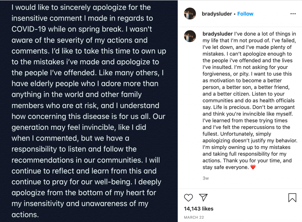 Instagram Post from Brady Sluder