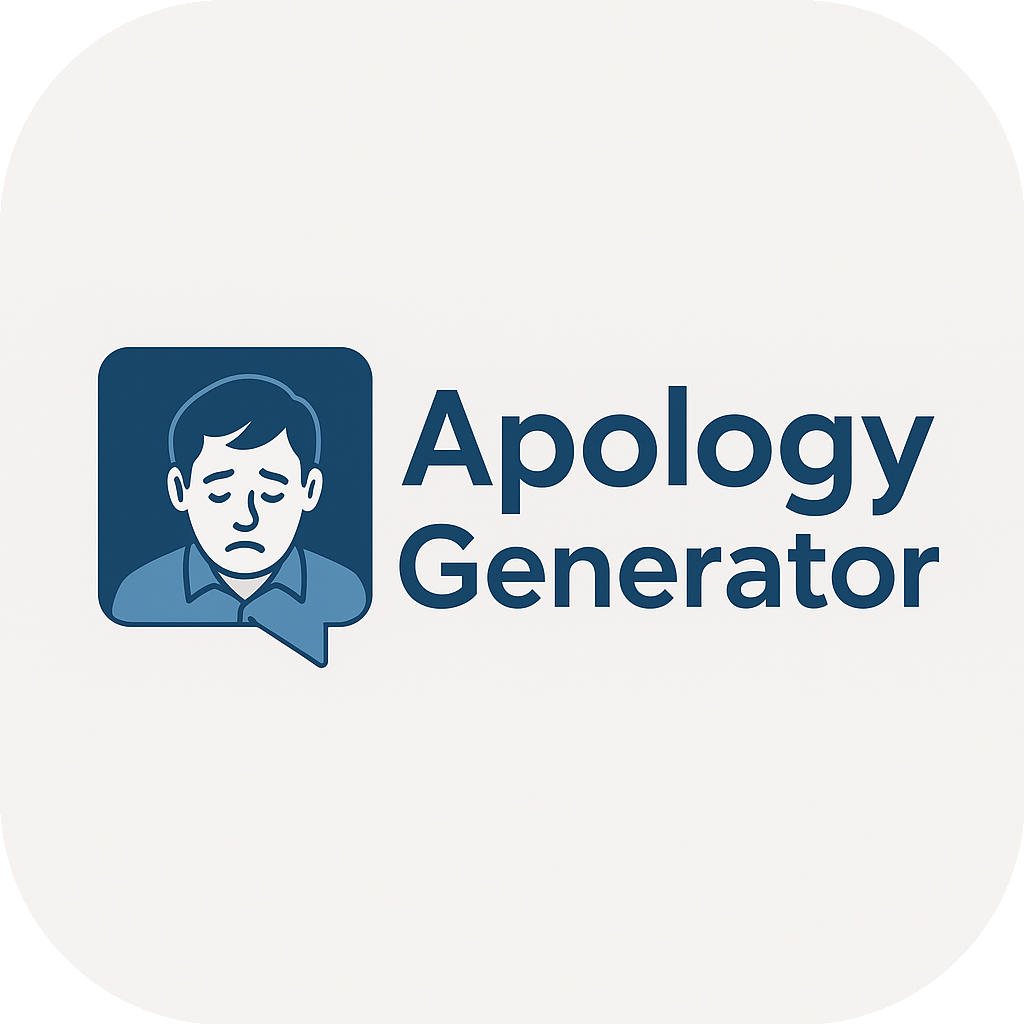 Apology Generator App Rounded Logo