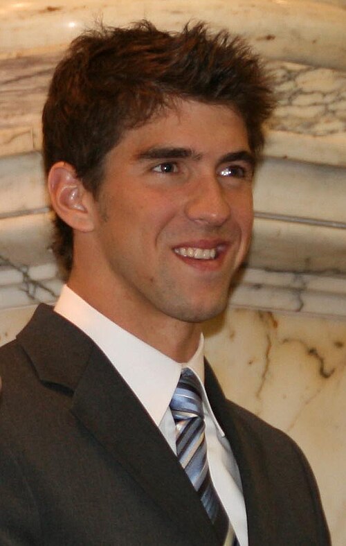 Photo of Michael Phelps in 2009