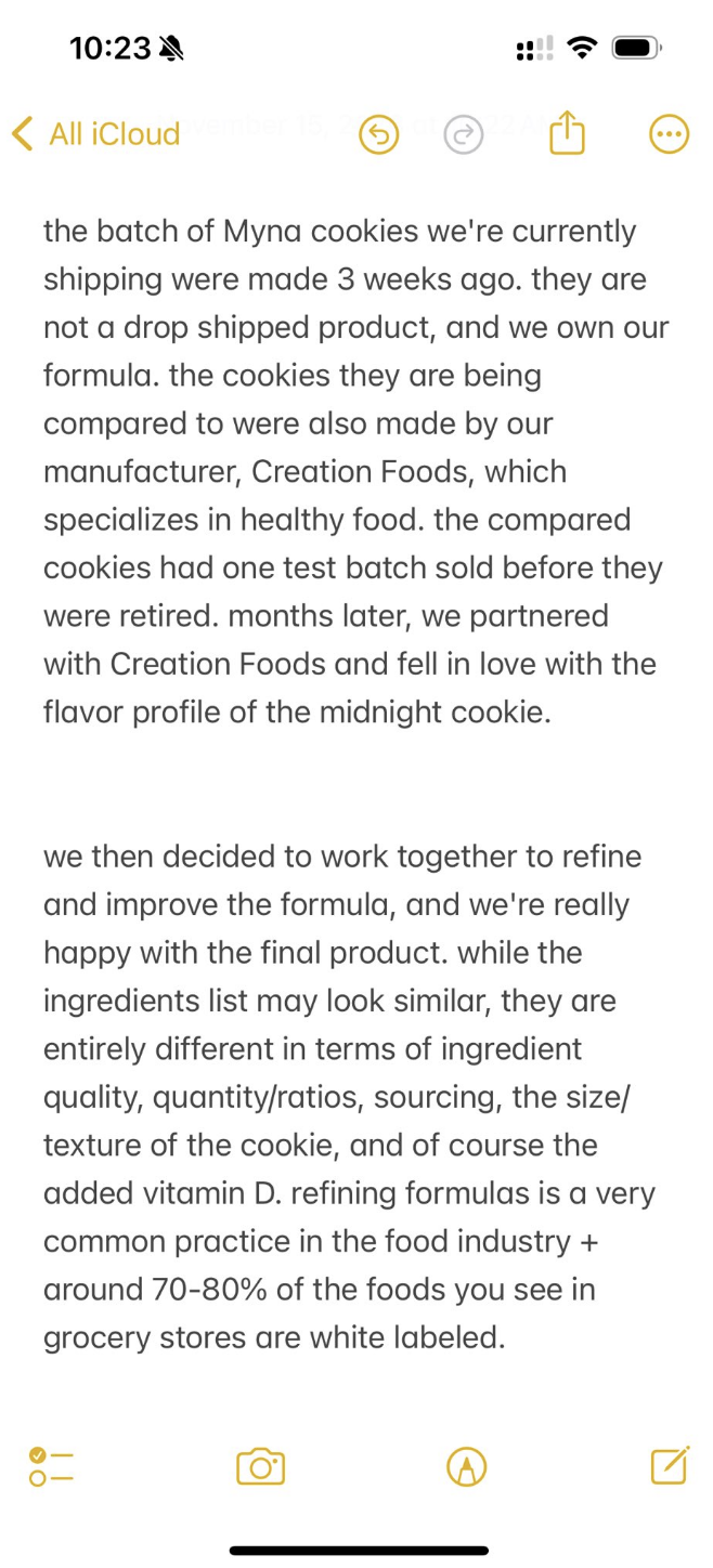 Pokimane's statement about cookies on social media